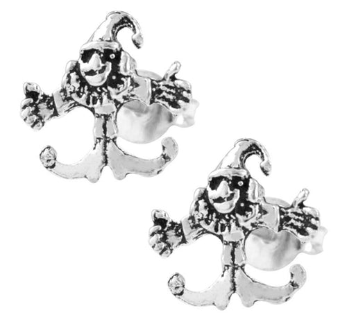 Silberohrstecker Ohrstecker 925er Sterling Silber Schmuck Ohrringe Clown