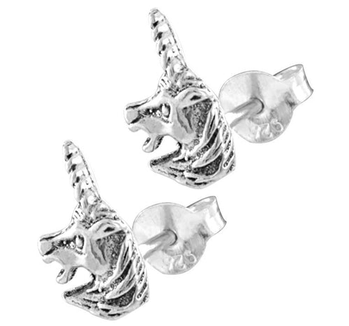 Silberohrstecker Ohrstecker Ohrringe Damen 925er Sterling Silber Schmuck Einhorn