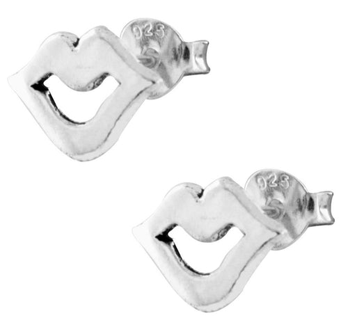 Silberohrstecker Ohrstecker 925er Sterling Silber Schmuck Ohrringe Mund
