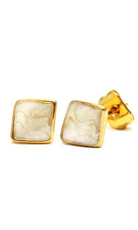 Load image into Gallery viewer, Brass Ohrstecker Stern Sterne bunt Unisex Ohrringe Edelstahl nickelfrei Kommunismus 12 mm
