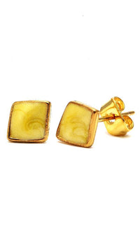 Load image into Gallery viewer, Brass Ohrstecker Stern Sterne bunt Unisex Ohrringe Edelstahl nickelfrei Kommunismus 12 mm
