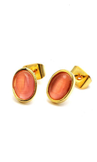 Load image into Gallery viewer, Brass Ohrstecker Stern Sterne bunt Unisex Ohrringe Edelstahl nickelfrei Kommunismus 12 mm
