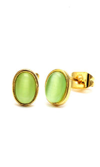 Load image into Gallery viewer, Brass Ohrstecker Stern Sterne bunt Unisex Ohrringe Edelstahl nickelfrei Kommunismus 12 mm
