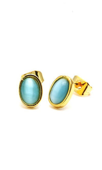 Load image into Gallery viewer, Brass Ohrstecker Stern Sterne bunt Unisex Ohrringe Edelstahl nickelfrei Kommunismus 12 mm
