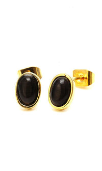Load image into Gallery viewer, Brass Ohrstecker Stern Sterne bunt Unisex Ohrringe Edelstahl nickelfrei Kommunismus 12 mm
