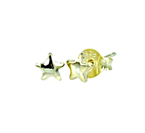 Ohrstecker vergoldet Stern 925er Sterling Silber Silberohrstecker gold Ohrringe