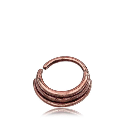 Nostril Piercing Kupfer Nasenringe Bänder rotgold