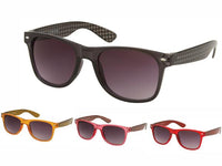 Load image into Gallery viewer, Sonnenbrille Tweed Optik Unisex Brille dunkel getönt 400 UV  transparent Nerd
