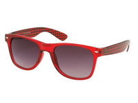Load image into Gallery viewer, Sonnenbrille Tweed Optik Unisex Brille dunkel getönt 400 UV  transparent Nerd

