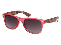 Load image into Gallery viewer, Sonnenbrille Tweed Optik Unisex Brille dunkel getönt 400 UV  transparent Nerd
