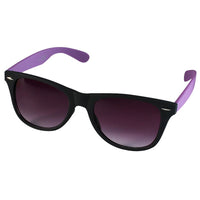 Load image into Gallery viewer, Sonnenbrille Nerd zweifarbig Unisex Brille lila getönt 400 UV
