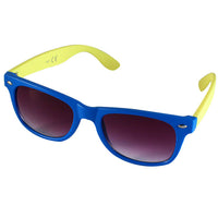 Load image into Gallery viewer, Sonnenbrille Nerd zweifarbig Unisex Brille lila getönt 400 UV
