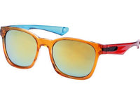 Load image into Gallery viewer, Sonnenbrille bunt verspiegelt 400 UV  transparent dreifarbig sportlich
