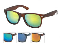 Load image into Gallery viewer, Sonnenbrille Animal Print 400 UV Nerdbrille verspiegelt
