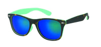 Load image into Gallery viewer, Sonnenbrille verspiegelt 400 UV Nerd Tiger Print braun bunt
