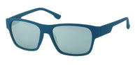 Load image into Gallery viewer, Sonnenbrille verspiegelt schwarz 400UV Bügel dünn gummiert
