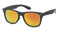Load image into Gallery viewer, Sonnenbrille schwarz Nerd 400 UV verspiegelt pink gelb blau grün
