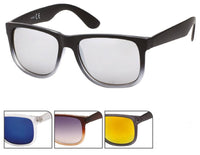Load image into Gallery viewer, Sonnenbrille transparent Nerd 400UV verspiegelt hoher Steg getönt
