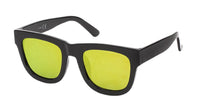Load image into Gallery viewer, Sonnenbrille Nerd 400UV verspiegelt groß schwarz gemustert

