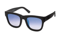 Load image into Gallery viewer, Sonnenbrille Nerd 400UV verspiegelt groß schwarz gemustert

