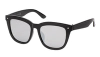Load image into Gallery viewer, Sonnenbrille Nerd Cat Eye 400 UV bunt verspiegelt groß hoher Steg Punkt
