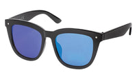 Load image into Gallery viewer, Sonnenbrille Nerd Cat Eye 400 UV bunt verspiegelt groß hoher Steg Punkt
