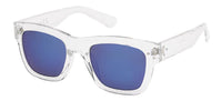 Load image into Gallery viewer, Sonnenbrille Nerd 400 UV getönt verspiegelt drei Zierpunkte hoher Steg
