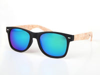 Load image into Gallery viewer, Sonnenbrille Nerdbrille 400 UV Ziermandel Holzdesign Maserung
