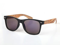 Load image into Gallery viewer, Sonnenbrille Nerdbrille 400 UV Ziermandel Holzdesign Maserung
