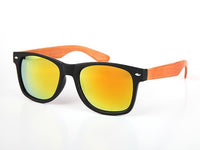 Load image into Gallery viewer, Sonnenbrille Nerdbrille 400 UV Ziermandel Holzdesign Maserung
