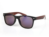 Load image into Gallery viewer, Sonnenbrille Nerdbrille 400 UV Ziermandel Holzdesign Maserung
