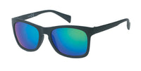 Load image into Gallery viewer, Sonnenbrille verspiegelt 400 UV Nerd schwarz bunt
