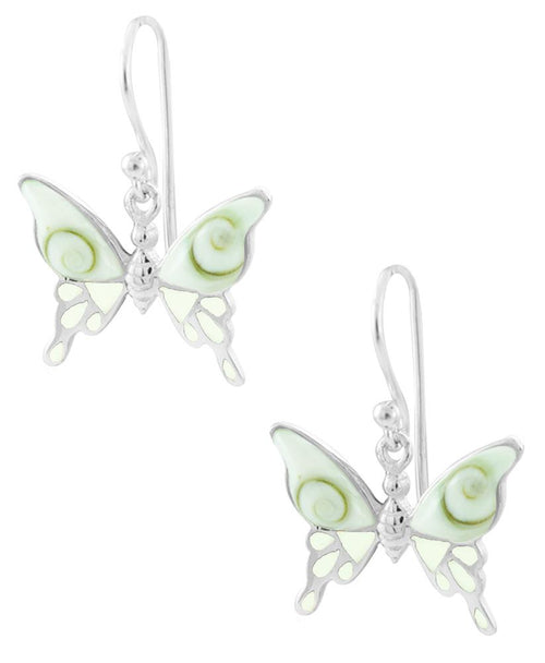 Shivaauge Raisin Schmetterling Silberohrring Ohrring 925er Sterling Silber Shiva Auge Damen