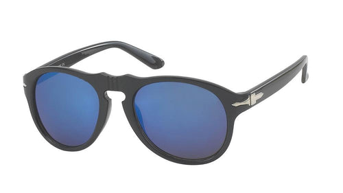 Sonnenbrille Unisex Retro Pilotenbrille Pornobrille verspiegelt getönt 400UV Spitze