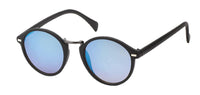 Load image into Gallery viewer, Sonnenbrille Panto Round 400 UV verspiegelt hoher Bogensteg Metall Rechtecke
