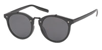 Load image into Gallery viewer, Sonnenbrille Panto Round 400 UV Steg hoch Metall Rahmen Innenseite Punkte
