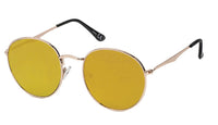 Load image into Gallery viewer, Sonnenbrille Pilotenbrille Panto Round 400 UV verspiegelt Steg lang geknickt
