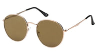 Load image into Gallery viewer, Sonnenbrille Pilotenbrille Panto Round 400 UV verspiegelt Steg lang geknickt
