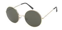 Load image into Gallery viewer, Sonnenbrille groß Round Glasses Lennon-Style 400 UV Metall getönt langer Steg
