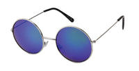 Load image into Gallery viewer, Sonnenbrille Round Glasses John-Lennon-Style 400 UV Metall bunt verspiegelt
