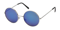Load image into Gallery viewer, Sonnenbrille Round Glasses John-Lennon-Style 400 UV Metall bunt verspiegelt
