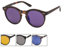 Load image into Gallery viewer, Sonnenbrille Panto Round Glasses 400 UV Schlüssellochsteg wellig zwei Punkte
