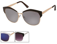 Load image into Gallery viewer, Sonnenbrille Pilotenbrille 400 UV Trapezform eckig Retro Rand Metall
