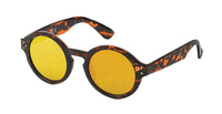 Cargar imagen en el visor de la galería, Sonnenbrille Retro Round Glasses 400 UV Schlüssellochsteg drei Zierpunkte
