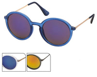 Load image into Gallery viewer, Sonnenbrille Pilotenbrille 400 UV Round Glasses dünne Metallbügel Pantosteg
