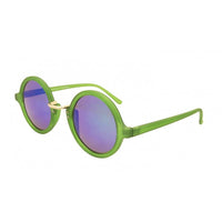 Load image into Gallery viewer, Sonnenbrille Round Classic Revo Style 400UV verspiegelt Metallbogensteg
