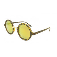 Load image into Gallery viewer, Sonnenbrille Round Classic Revo Style 400UV verspiegelt Metallbogensteg
