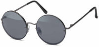 Load image into Gallery viewer, Sonnenbrille Flachglas Polycarbonat Round Glasses 400 UV Metall frameless
