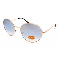 Load image into Gallery viewer, Sonnenbrille rund golden Medium Oversize John Lennon 400UV Vintage verspiegelt
