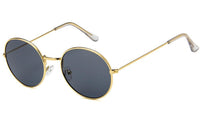 Load image into Gallery viewer, Sonnenbrille rundlich Panto gold silber 400UV getönt klar Metallgestell bunt
